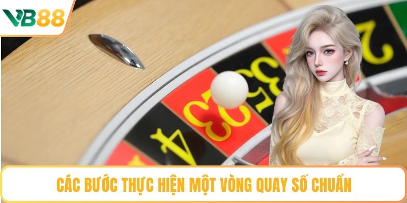 Các bước thực hiện một vòng quay số chuẩn