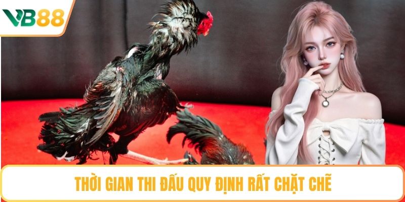 Thời gian thi đấu quy định rất chặt chẽ