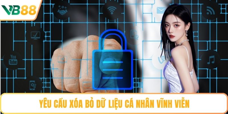 Yêu cầu xóa bỏ dữ liệu cá nhân vĩnh viễn